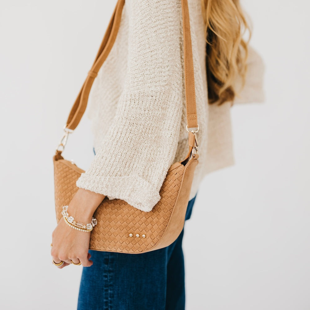 Paige Structured Suede Crossbody