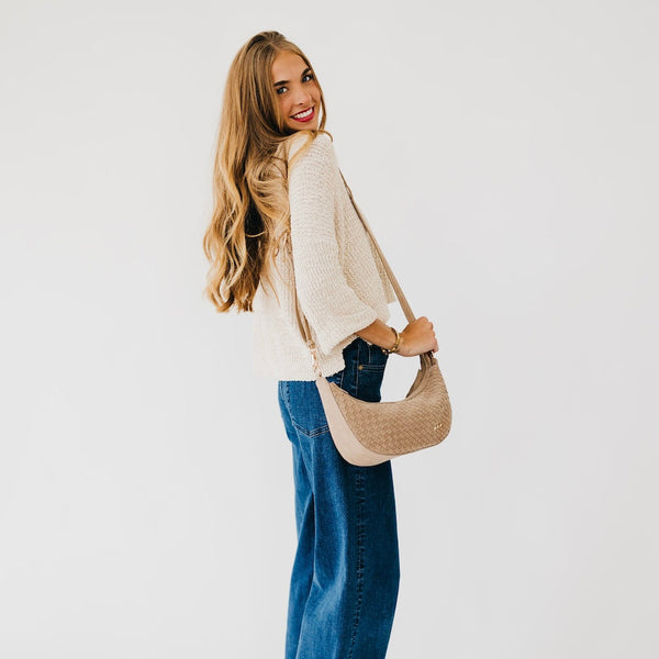 Paige Structured Suede Crossbody