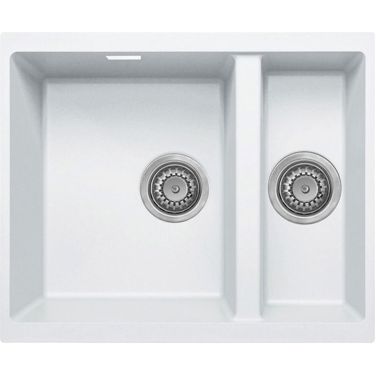 Harlyn Sennen 1.5 Bowl Inset Kitchen Sink - White