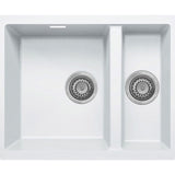 Harlyn Sennen 1.5 Bowl Inset Kitchen Sink - White