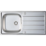 Harlyn Towan Single bowl Stainless Steel inset Reversible
