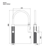 Harlyn Trelyn Built In Kitchen Tap - Chrome