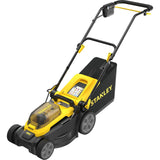 Stanley Fatmax V20 Cordless Lawn Mower - Black / Yellow