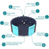 Lay-Z-Spa Toronto ThermaCore™ UltraFit™ AirJet™ Hot Tub - Dark Wood Effect
