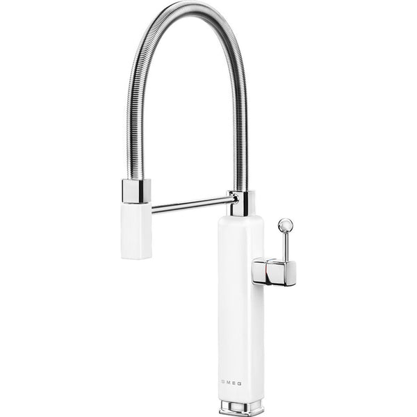 Smeg 50s Style Mixer Built In Kitchen Tap - White