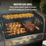 Ninja FlexFlame 3 Burner Gas Barbecue - Black