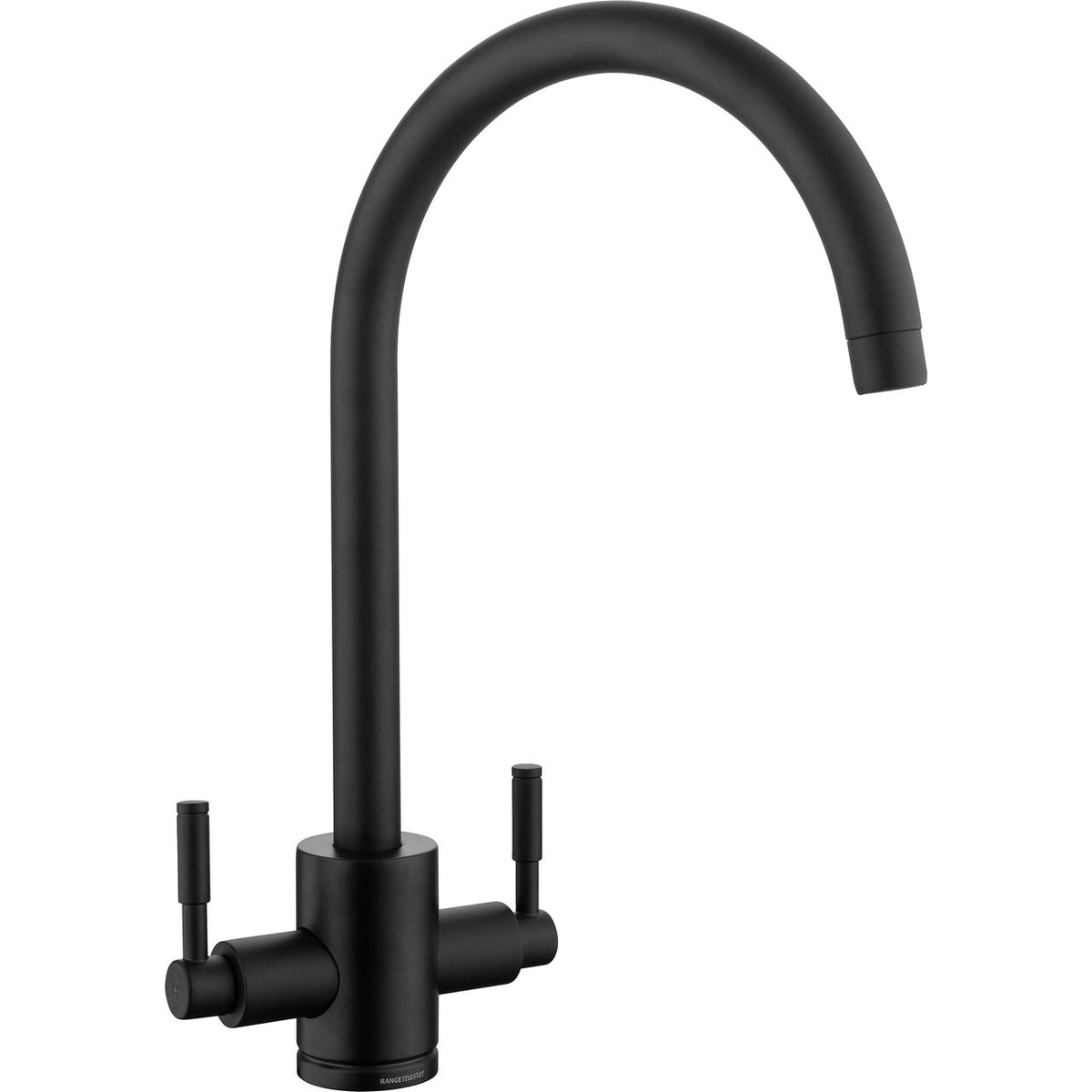 Rangemaster Aquatrend Dual Lever Built In Kitchen Tap - Matte Black