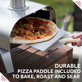 George Foreman BBQ Grill Top Outdoor Pizza Oven, Suitable For Gas or Charcoal BBQs - Stainless Steel