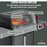 Ninja FlexFlame 3 Burner Gas Barbecue - Black