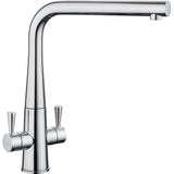 Rangemaster Conical Dual Lever Built In Kitchen Tap - Chrome