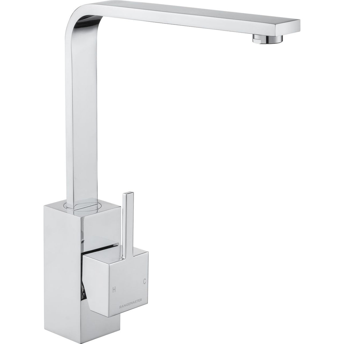 Rangemaster Kube Single Lever Kitchen Tap - Chrome