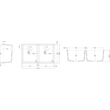 Rangemaster Oridian 1.5 Bowl Undermount Kitchen Sink - Arctic White