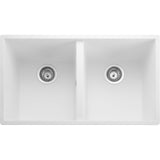 Rangemaster Oridian 1.5 Bowl Undermount Kitchen Sink - Arctic White