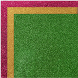 Cricut Smart Iron-On Glitter Matless Heat Transfer Vinyl, Frog Prince Sampler - 13 in x 12 in (3 ct) - Kiwi / Lipstick / Gold