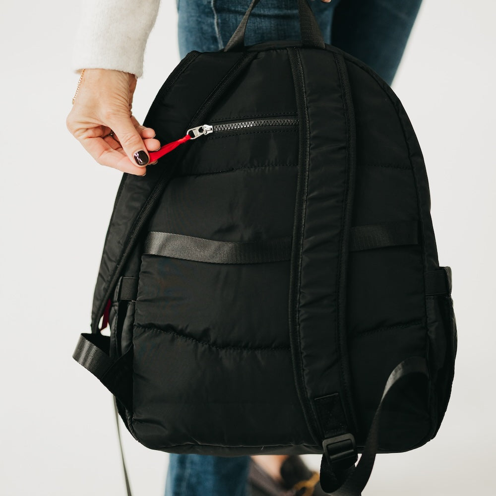 Go-To Organized Puffer Nylon Backpack