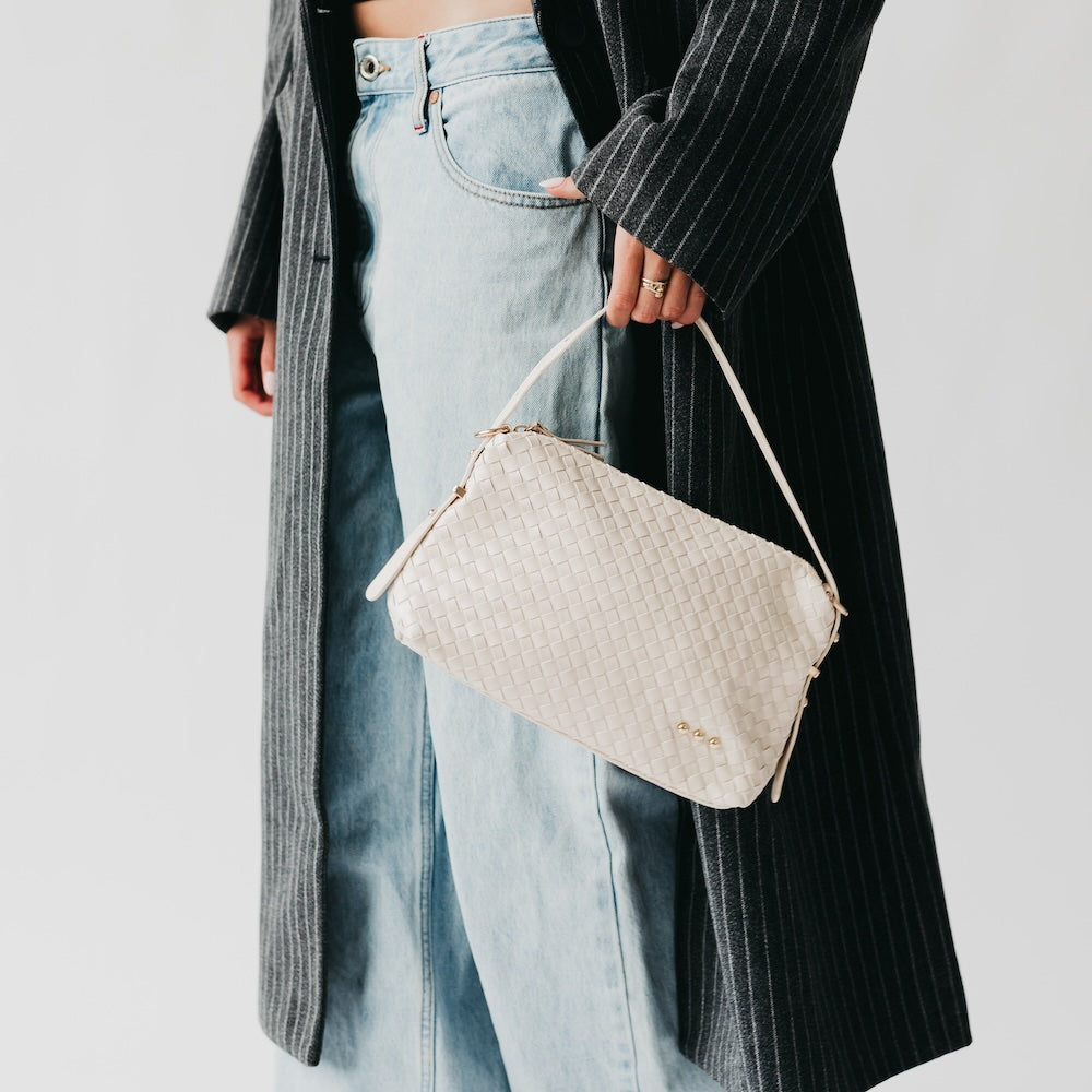 Harper Hobo Woven Shoulder Bag