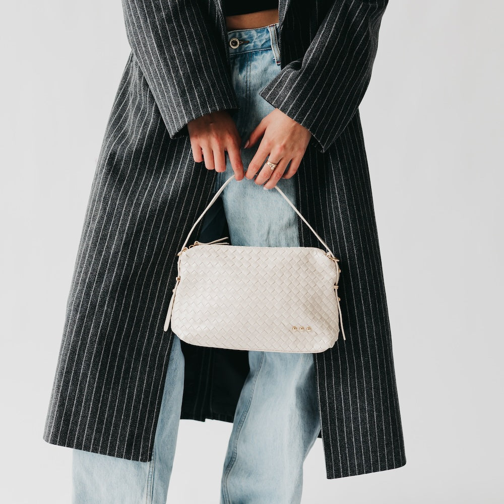 Harper Hobo Woven Shoulder Bag