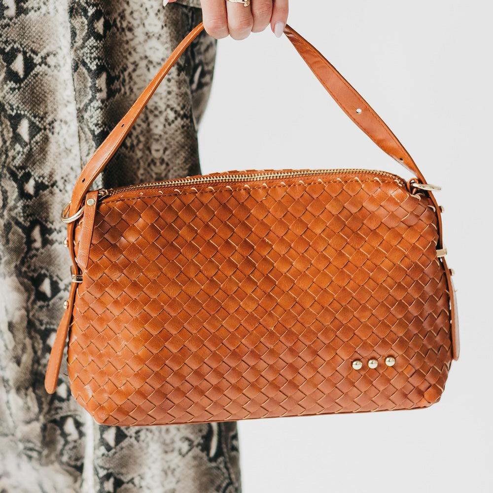 Harper Hobo Woven Shoulder Bag