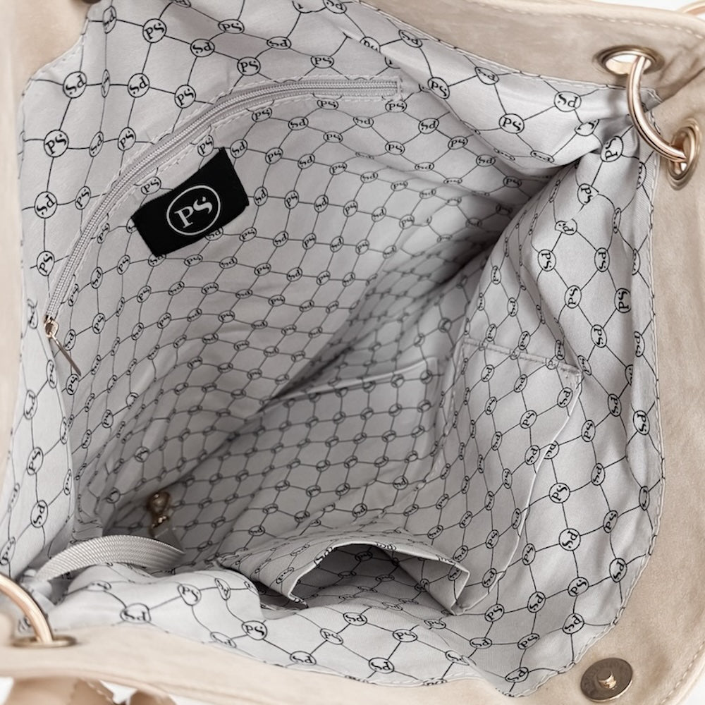 OG Rosalie Rivet Suede Hobo Bag - Original Strap