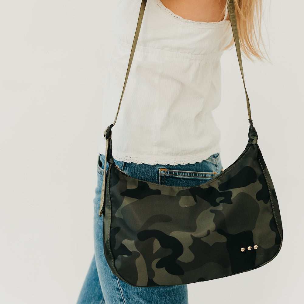 Sara Nylon Crossbody Bag