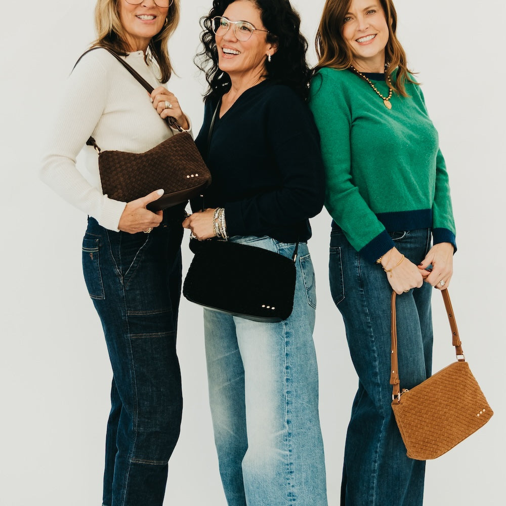 Suede Harper Hobo Shoulder Bag