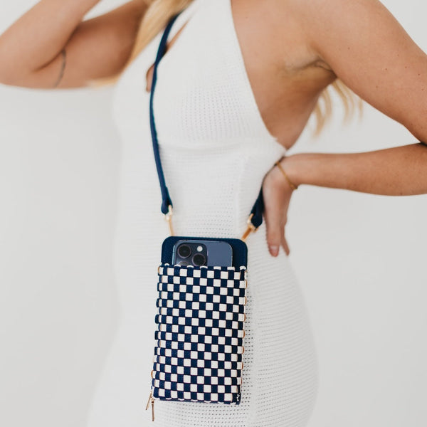 Woven Double Duty Phone Bag